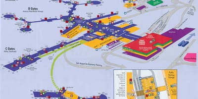 نقشه از فرودگاه McCarran