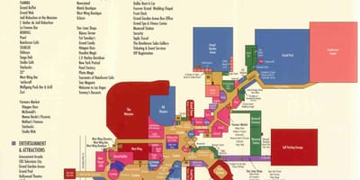 نقشه از MGM grand لاس وگاس